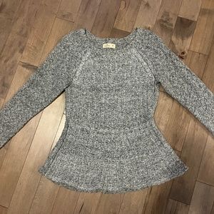 Hollister Knit Peplum style top